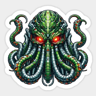 Biomech Cthulhu Overlord S01 D47 Sticker